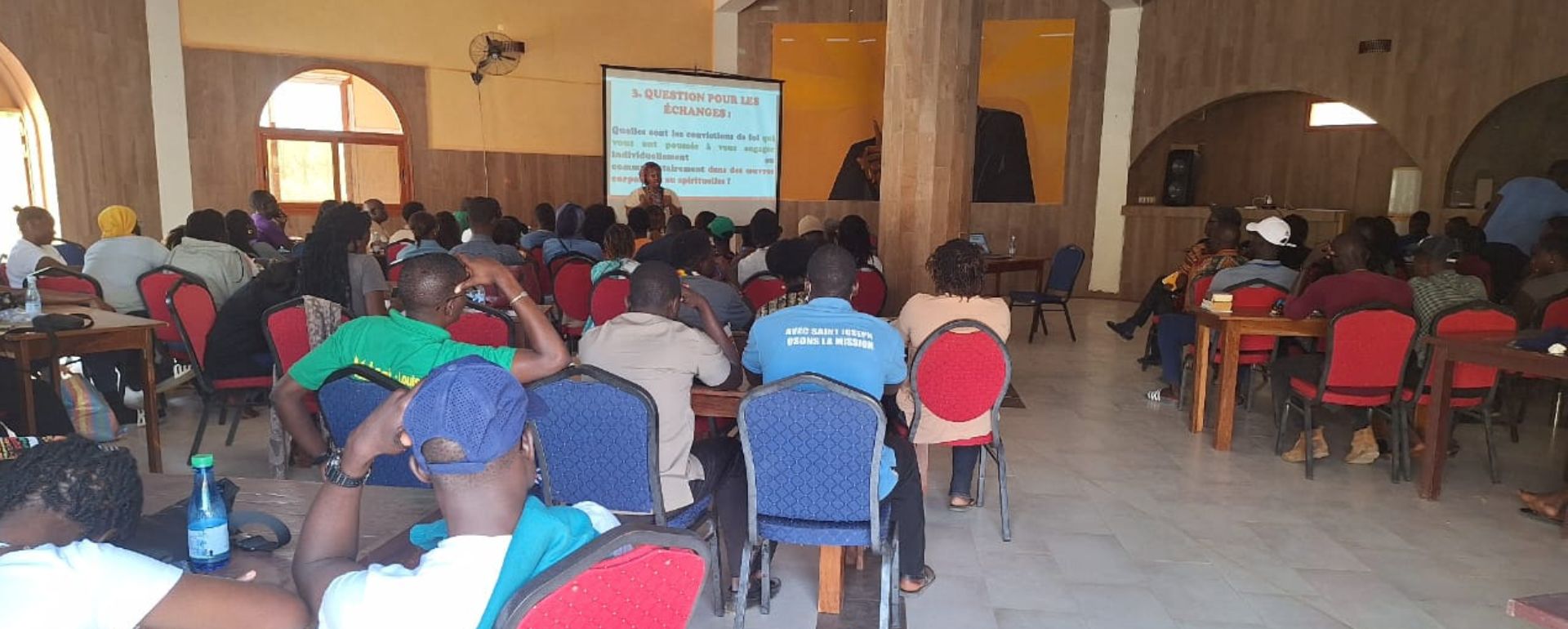 Training session for young people