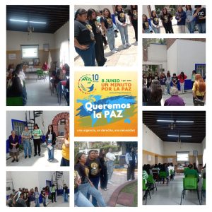 AC Mexico Catholic Action Youth in the Archdiocese of Toluca in Mexico praying one minute for Peace