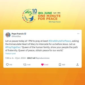 ES_Pontifex Tweet 8 de junio de 2024