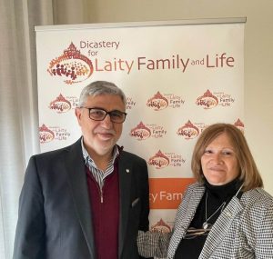 Emilio Inzaurraga and Claudia Carbajal