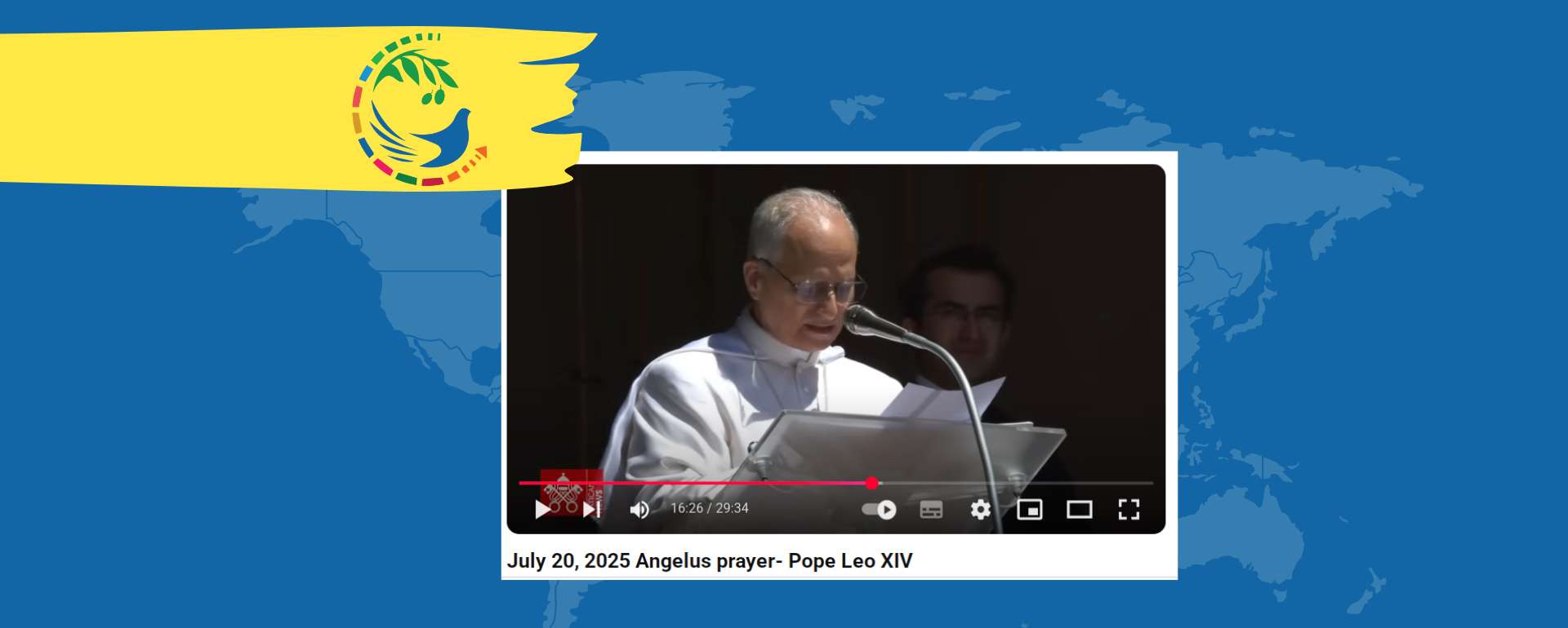 We are grateful to Pope Leo for his strong and heartfelt appeal for peace