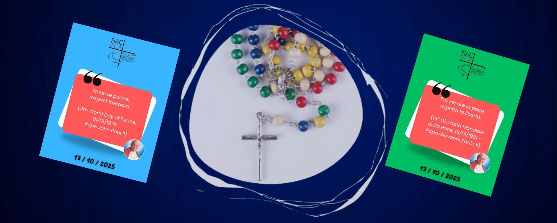 October 2025: Invitation to daily Rosary prayer for peace