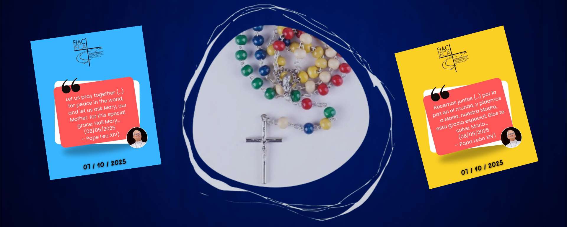 October 2025: Invitation to daily Rosary prayer for peace