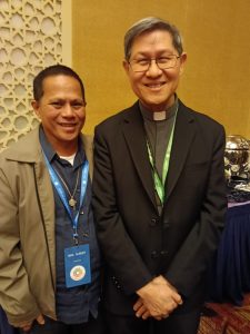 Albert with Card. Tagle