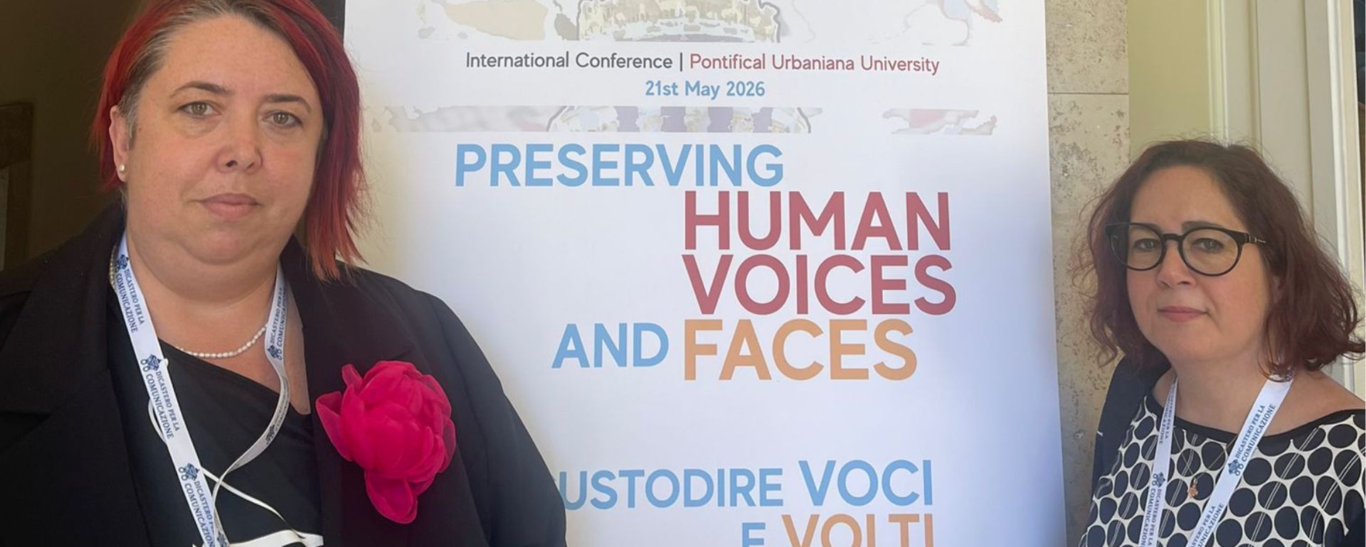 “Preserving human voices and faces”